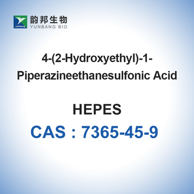 CAS 7365-45-9 HEPES อณูชีววิทยาเกรดกรดฟรี 99.5%